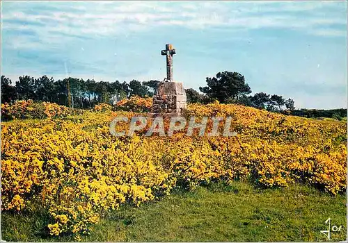 Cartes postales moderne La Bretagne en Couleurs Le Calvaire sur la Lande Bretonne