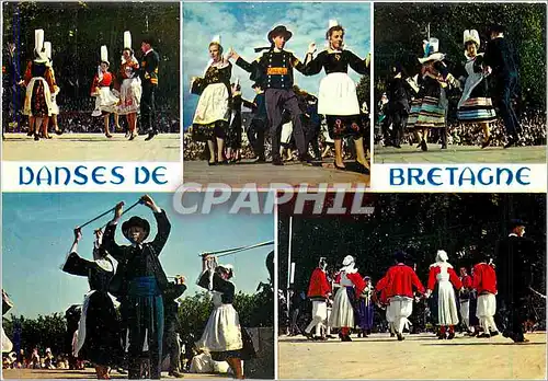 Moderne Karte Danses de Bretagne