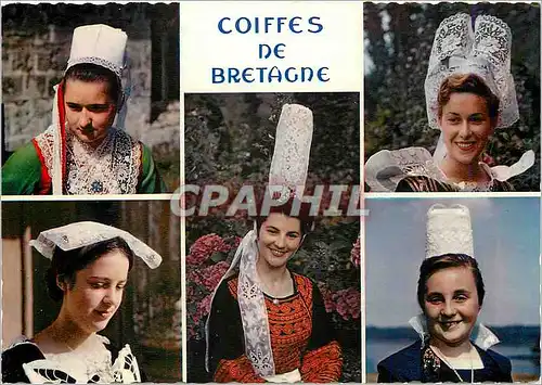 Cartes postales moderne Coiffes de Bretagne