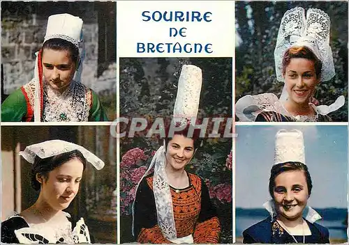 Moderne Karte Sourire de Bretagne