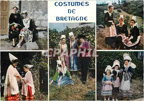 Cartes postales moderne Costumes de Bretagne