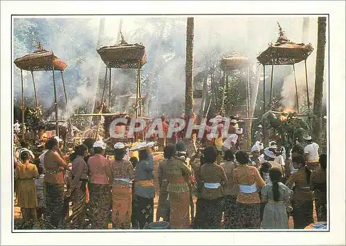 Moderne Karte Bali Une cremation