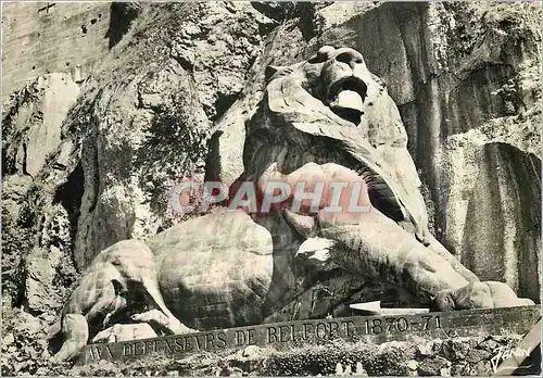 Moderne Karte Le Lion de Belfort