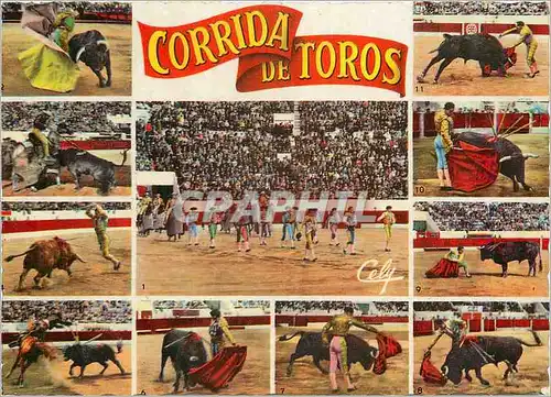 Moderne Karte Corrida de Toros