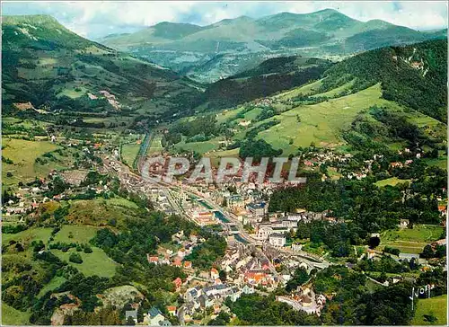 Cartes postales moderne En Auvergne Vue aerienne de La Bourboule