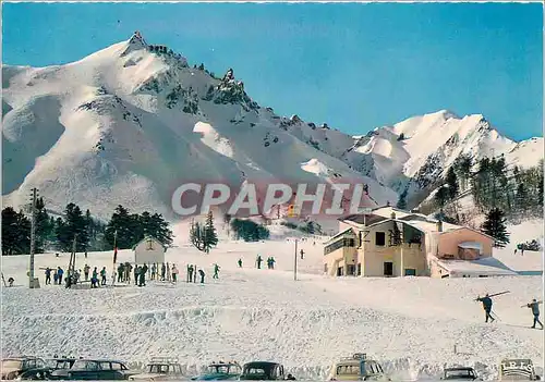 Moderne Karte L'Auvergne en Hiver Le Mont Dore Le Sancy