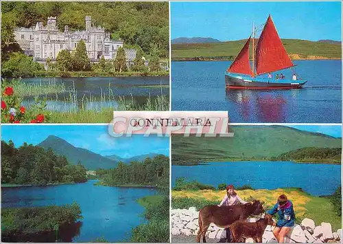 Moderne Karte Connemara Co Galway
