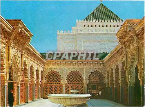 Cartes postales moderne Rabat Le Mausolee Mohammed V Grande cour interieure de La Mosquee