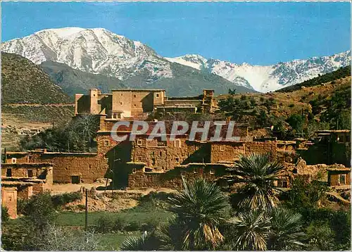 Cartes postales moderne Le Maroc Pittoresque La Casbah d'Asni et l'Oukaimeden