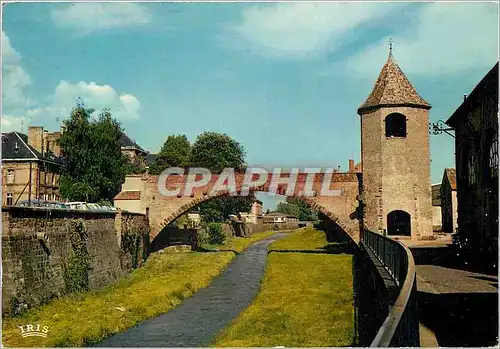 Moderne Karte Haguenau Bas Rhin La Tour des Pecheurs