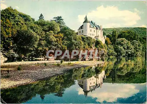 Moderne Karte Chateau de la Treyne Lot sur les bords de la Dordogne