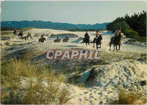 Moderne Karte La Bretegne Pittoresque Galop dans les Dunes