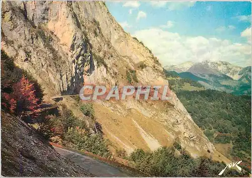 Cartes postales moderne Col d'Aubisque Montee depuis Argeles