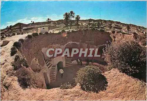 Moderne Karte Matmata Habitation Troglodyte