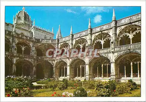 Cartes postales moderne Lisboa Portugal Monastere de Jeronimos Cloitre