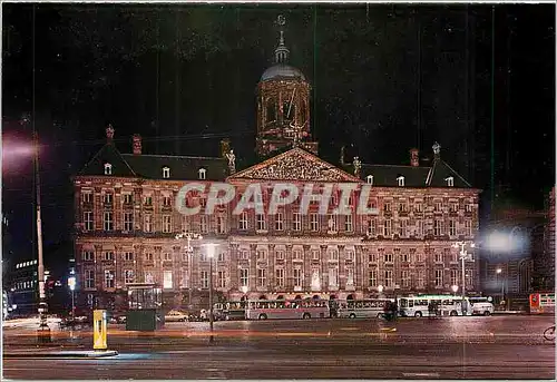 Cartes postales moderne Amsterdam Holland Royal Palace at the Dam