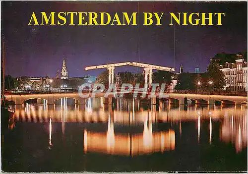 Cartes postales moderne Amsterdam Holland Pont maigre sur l'Amstel