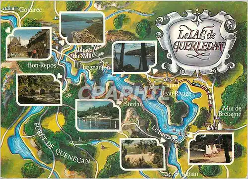 Cartes postales moderne Auterive Saint Paul Lac de Guerledan