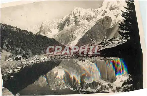 Moderne Karte Le Massif du Mt Blanc vic de Coupeau