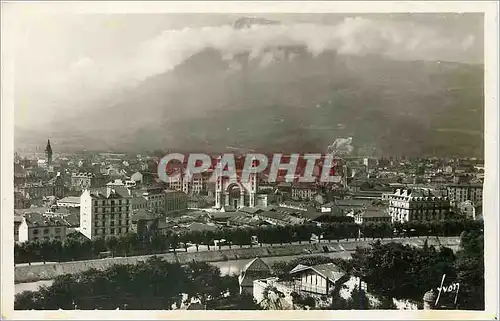 Cartes postales moderne Grenoble Isere Vue generale prise du Jardin des Dauphins et le Moucherotte