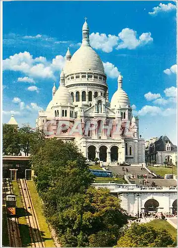 Cartes postales moderne Paris La Basilique du Sacre Coeur