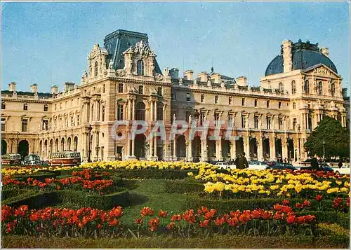 Cartes postales moderne Paris Le Louvre et ses Jardins