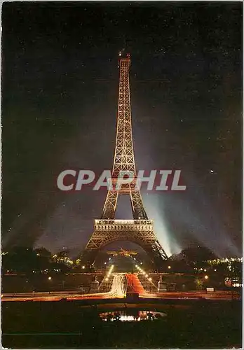 Cartes postales moderne Paris Tour Eiffel de nuit