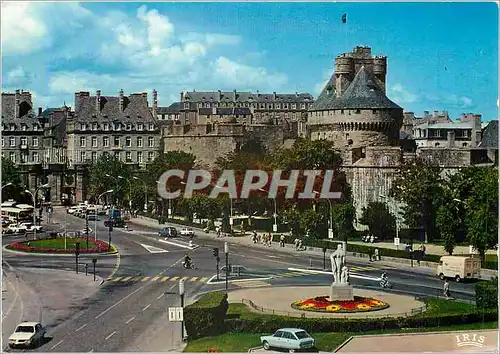 Cartes postales moderne Saint Malo Cite Corsaire Le chateau et la porte St Vincent