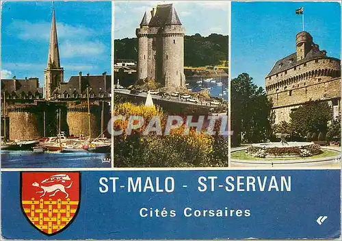 Cartes postales moderne Saint Malo Ille et Vilaine La Grande Porte La Tour Solidor Le donjon