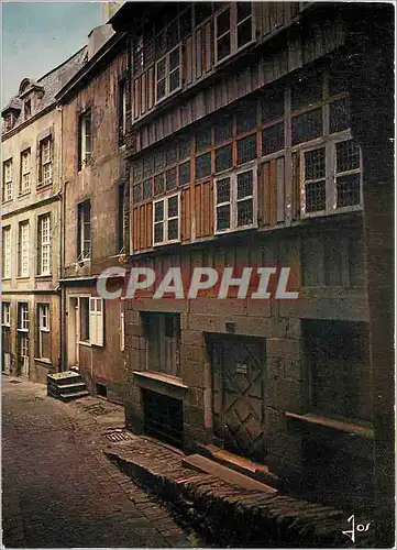 Moderne Karte Saint Malo Vieilles maisons intra muros