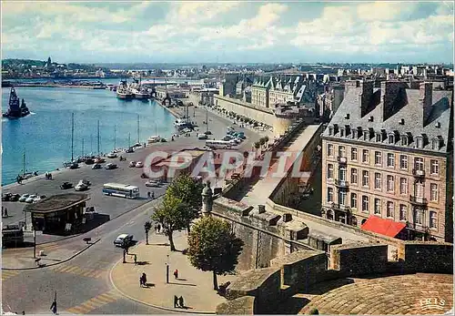 Cartes postales moderne Saint Malo Cite Corsaire Les Remparts