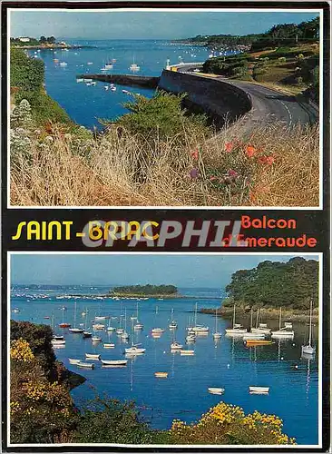 Cartes postales moderne La Cote d'Emeraude Saint Briac Le port