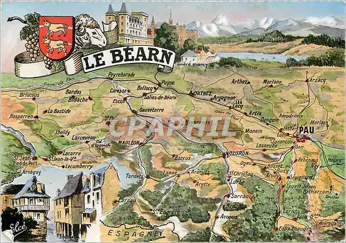 Cartes postales moderne Le Bearn