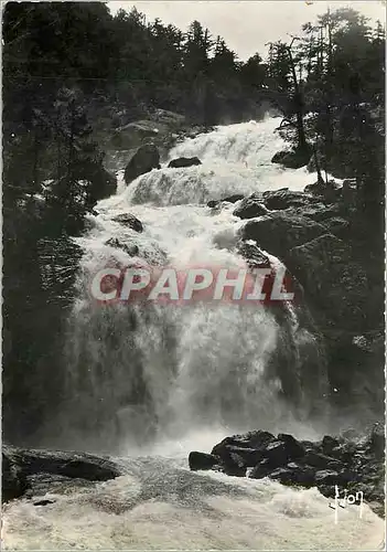 Moderne Karte Le Pont d'Espagne Htes Pyr La Cascade