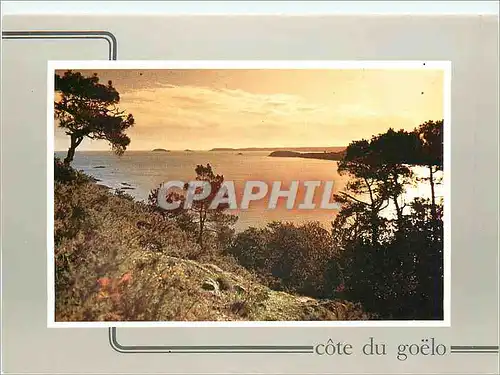 Moderne Karte Cote du goelo Panorama sur la baie de Paimpol