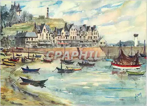 Moderne Karte Cancale Ille et Vilaine Un coin du joli Port de Cancale