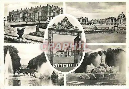 Cartes postales moderne Versailles S et O Facade sur le parc La cour d'honneur