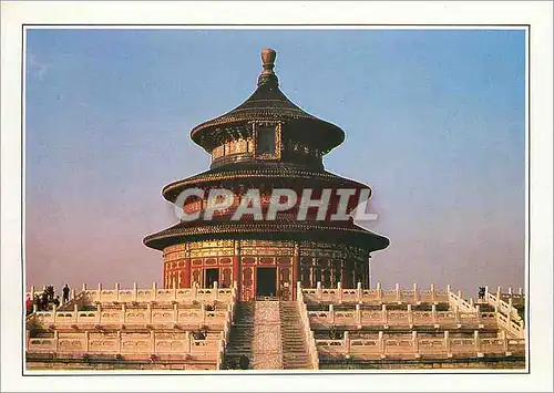 Cartes postales moderne Pekin Le temple du ciel et son Qui Nian Dian