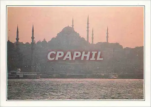 Moderne Karte Istanbul Mosquee Suleymaniye