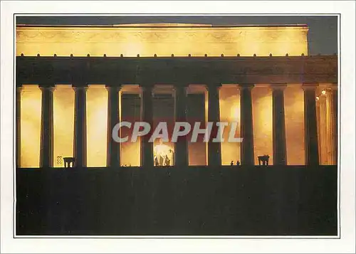 Cartes postales moderne USA Washington Le memorial d'Abraham Lincoln