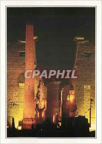 Moderne Karte Egypte Temple de Louxor