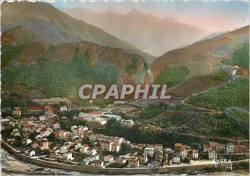 Cartes postales moderne Amelie les Bains Pyr Orient Vue generale Au fond les Gorges du Mondeny