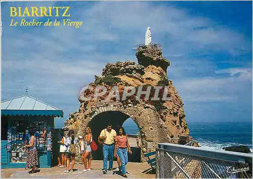 Cartes postales moderne Biarritz Le Rocher de la Vierge