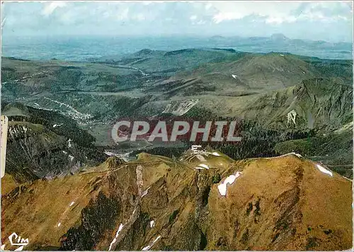 Cartes postales moderne Le Mont Dory Sancy Vue aerienne Le Sommet du Sancy et la Vallee du Mont Dore