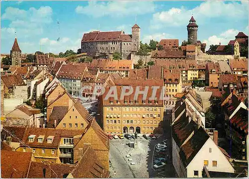 Cartes postales moderne Nurnberg Altstadt mit Burg