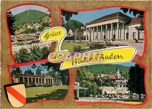 Cartes postales moderne Grusse aus Baden Baden