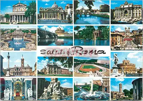 Cartes postales moderne Saluti da Roma