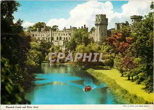 Cartes postales moderne Warwick Castle and River Avon