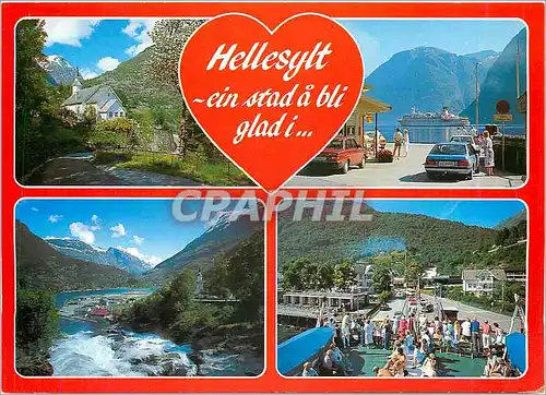 Moderne Karte Hellesvit Norway