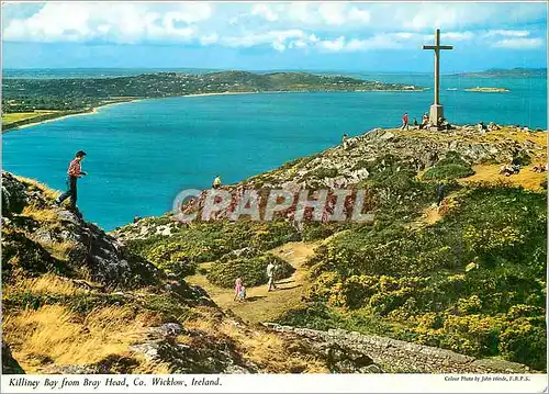 Moderne Karte Killiney Bay from Bray Head Co Wicklow Ireland